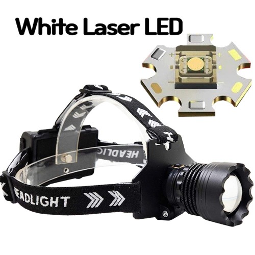 WhiteLaser LED   강력한밝기 LED 충전식 줌 야외 해루질 랜턴 헤드랜턴  25
